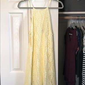 Yellow forever 21 dress